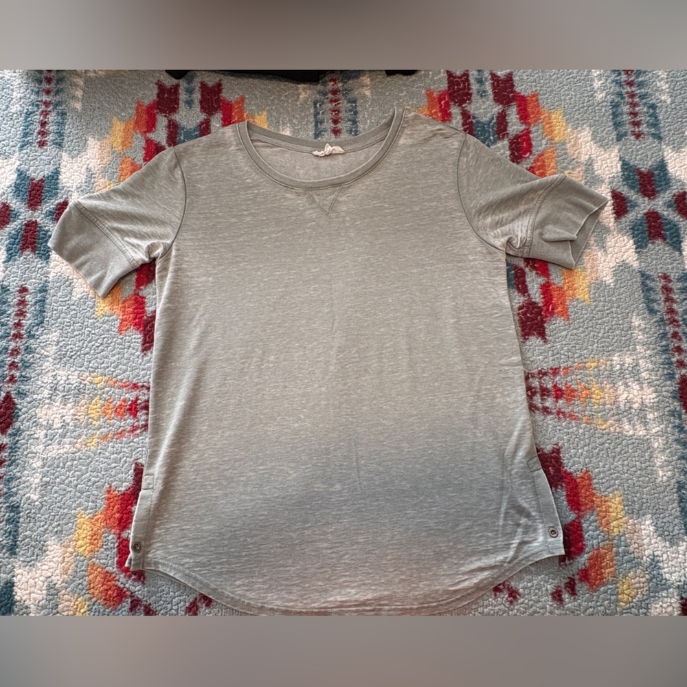 Grayish Green Women's Top